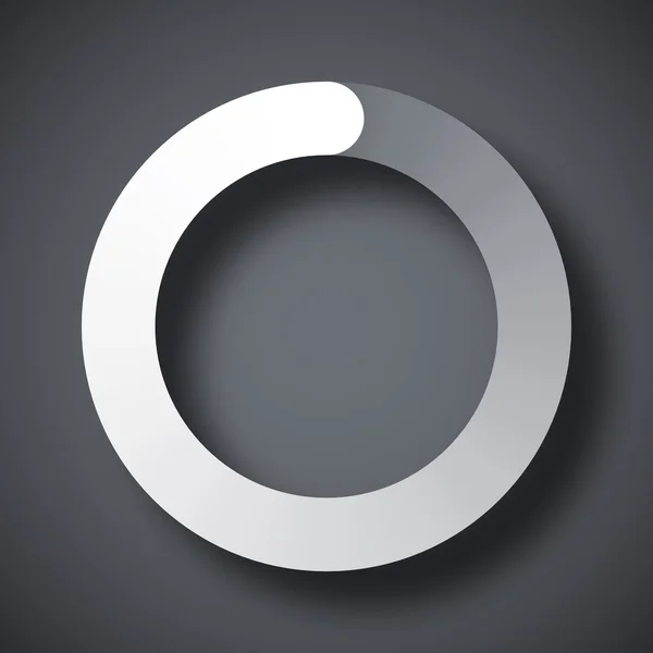 Icono de carga circular — Vector de stock