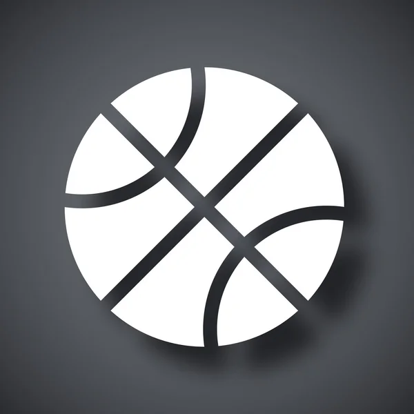 Basketbal pictogram — Stockvector