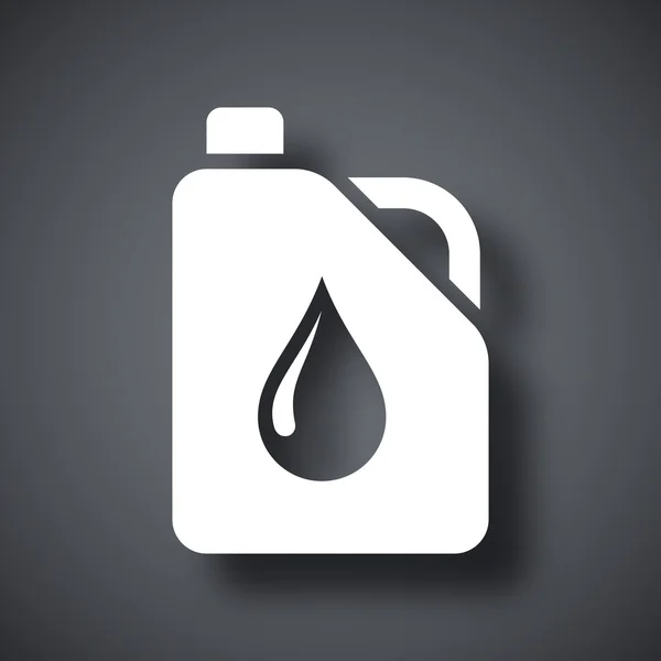 活性炭罐的机油图标 — 图库矢量图片