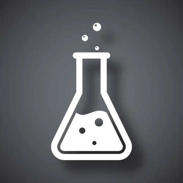 Lab flask icon — Stock Vector