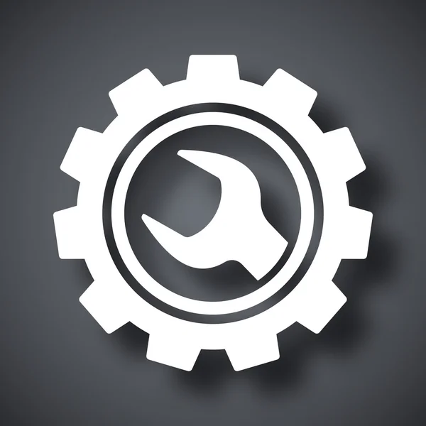 Servicio de reparación icono — Vector de stock