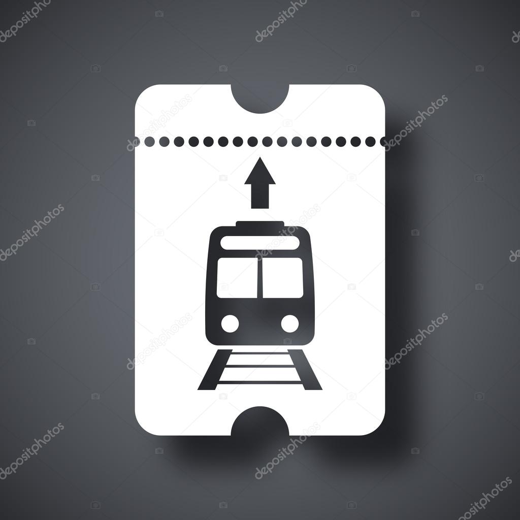 train ticket icon