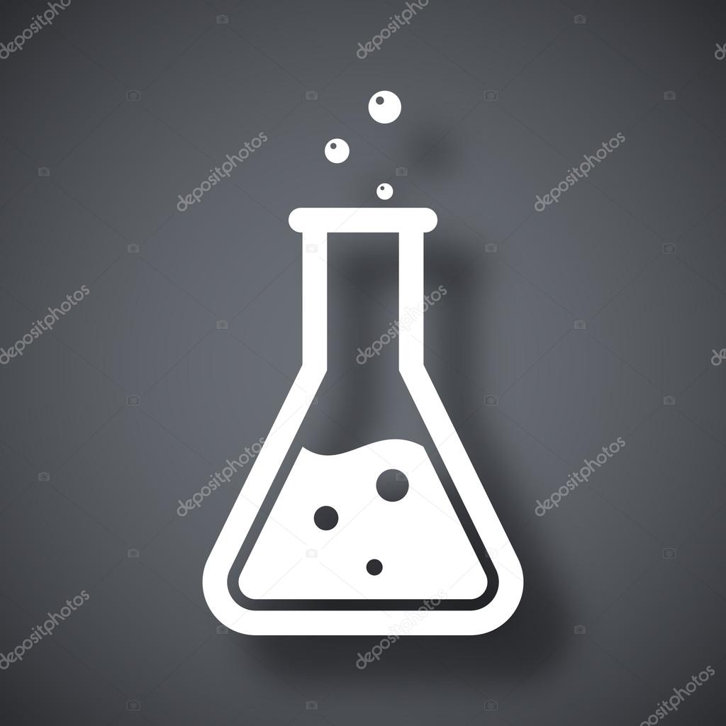 lab flask icon