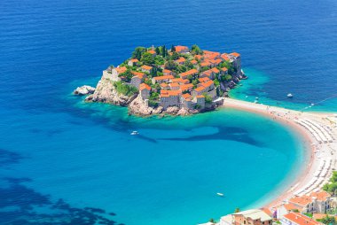 Sveti Stefan, Airview