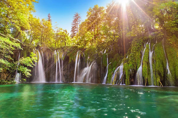 Parque Nacional de los Lagos de Plitvice — Foto de Stock