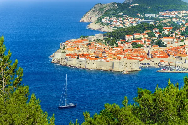 Eski Dubrovnik kasabası — Stok fotoğraf