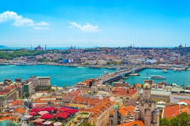 Galata Kulesi Haliç manzarası