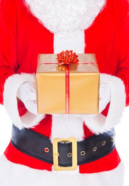 Hediye kutusuyla Noel Baba