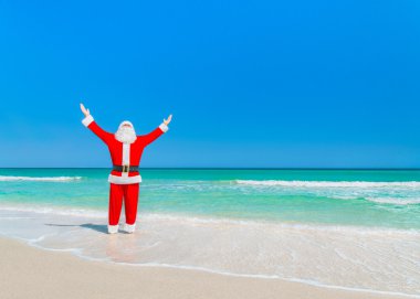 Noel Baba güneşlenme