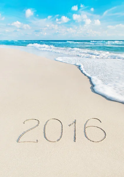 2016 anno concetto di vacanza — Foto Stock