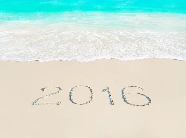 2016 anno concetto di vacanza — Foto Stock