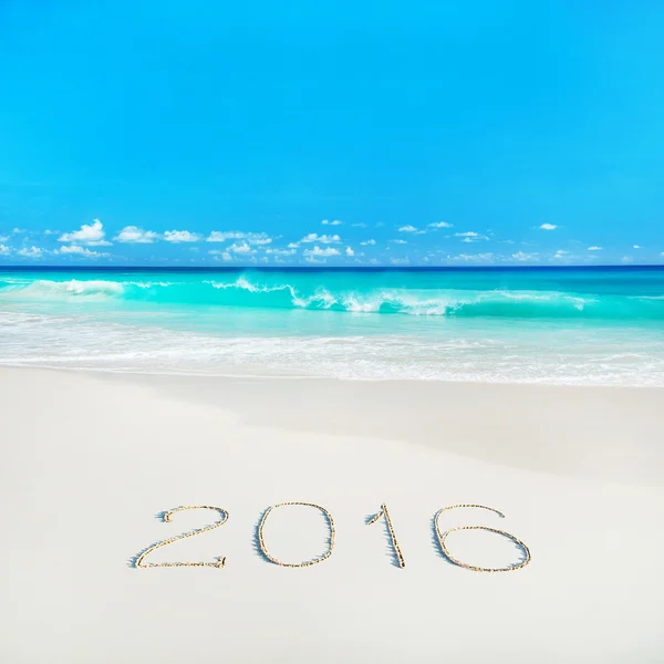 2016 anno concetto di vacanza — Foto Stock