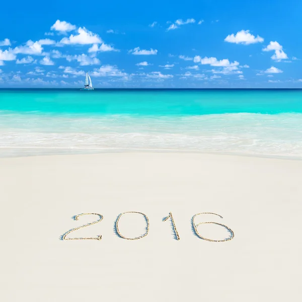 2016 anno concetto di vacanza — Foto Stock