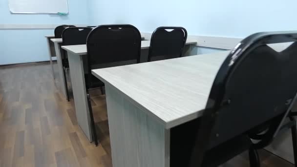 Classroom People Empty Classroom — Stock Video