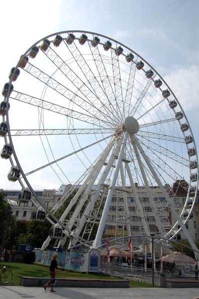 Big wheel in Budapest — Stock Photo, Image