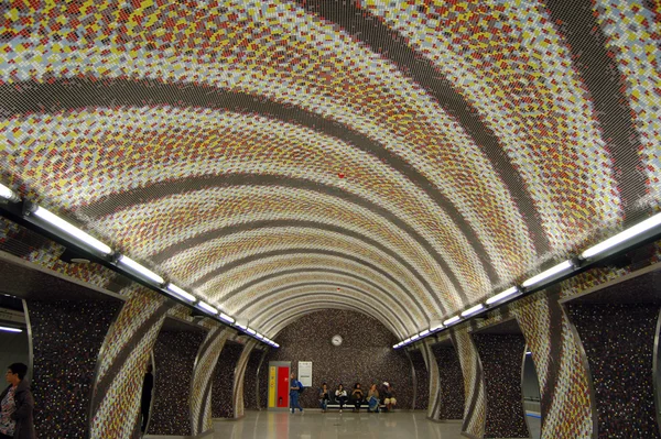 Tunnelbanestationen i budapest — Stockfoto