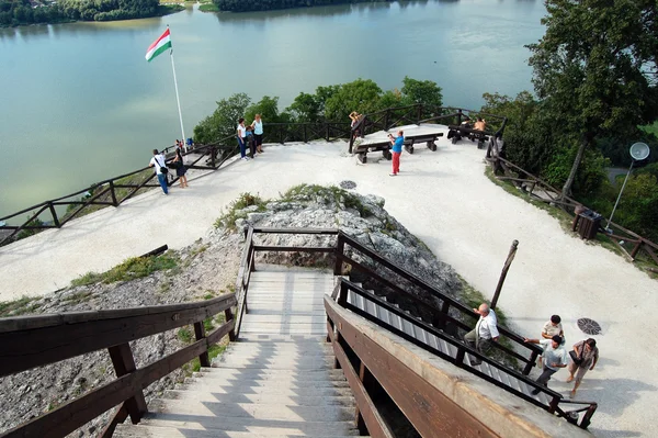 Visegrad cidade na Hungria — Fotografia de Stock