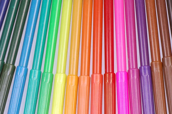 Colorful felt pens — Stock Photo, Image