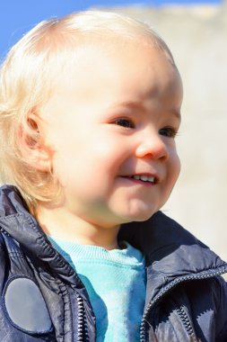 smiling child portrait