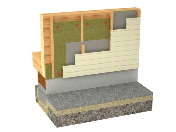 Beyaz arka plan üzerinde izole günlük ev yalıtımı