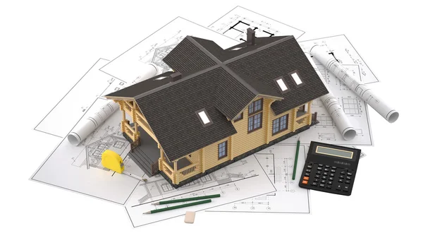 Bir günlük ev aletleri çizim ile arka plan çizimleri üzerinde modeli