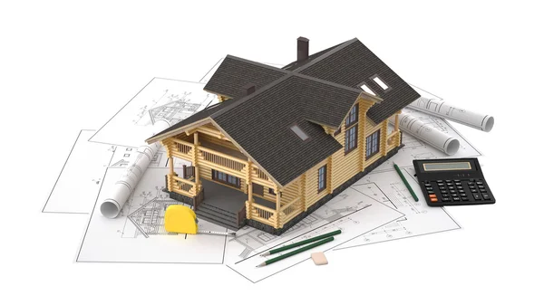 Bir günlük ev aletleri çizim ile arka plan çizimleri üzerinde modeli