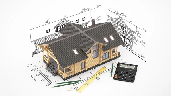 Bir günlük ev aletleri çizim ile arka plan çizimleri üzerinde modeli