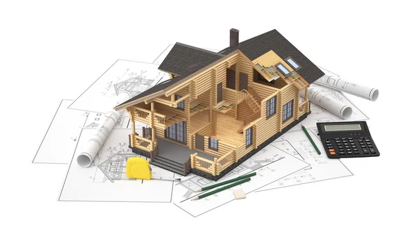 Bir günlük ev aletleri çizim ile arka plan çizimleri üzerinde modeli