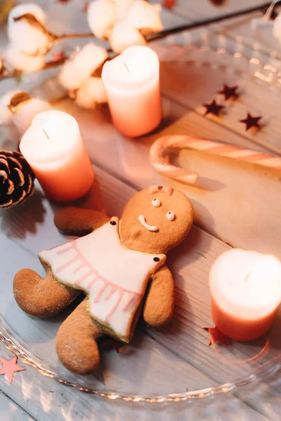 Weihnachtsplätzchen Weihnachtsfeier Warme Backstube Lebkuchen — Stockfoto