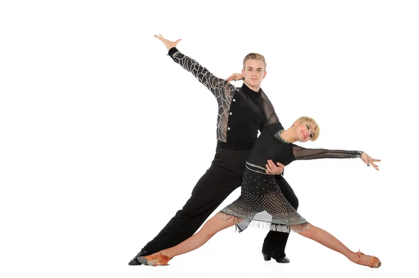 Beau couple dans la danse de salon active Image En Vente