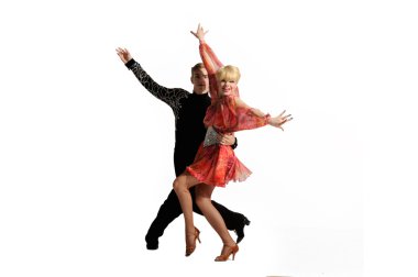 güzel çift aktif balo salonu dans