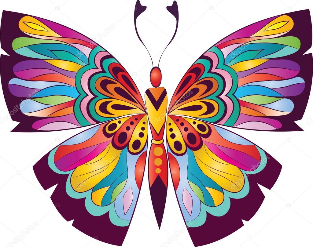 Beautiful abstract butterfly