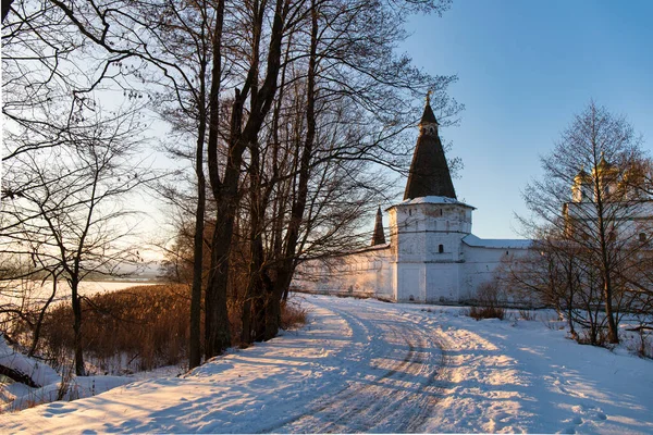 Zimní Pravoslavná Církev Rusko — Stock fotografie