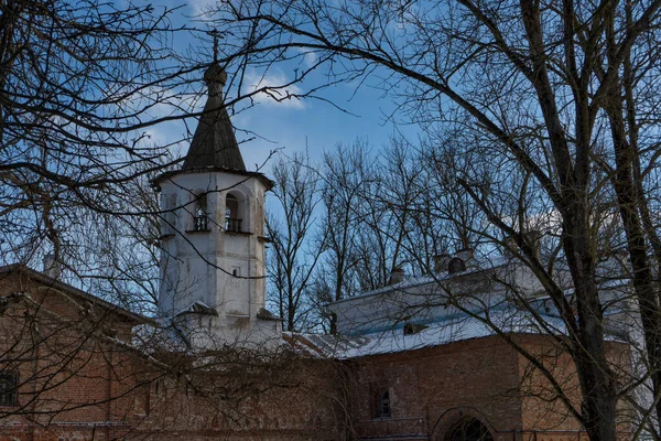 Paisagem Inverno Com Igreja — Fotografia de Stock