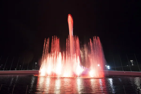 Fuente de color Sochi — Foto de Stock