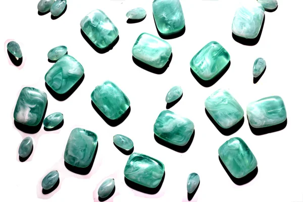 Surtido Piedras Preciosas Semi Brillantes Naturales Color Textura Gemas —  Fotos de Stock