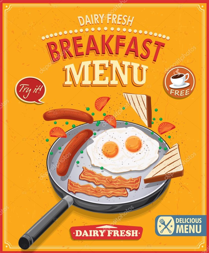 Breakfast Menu Template Word