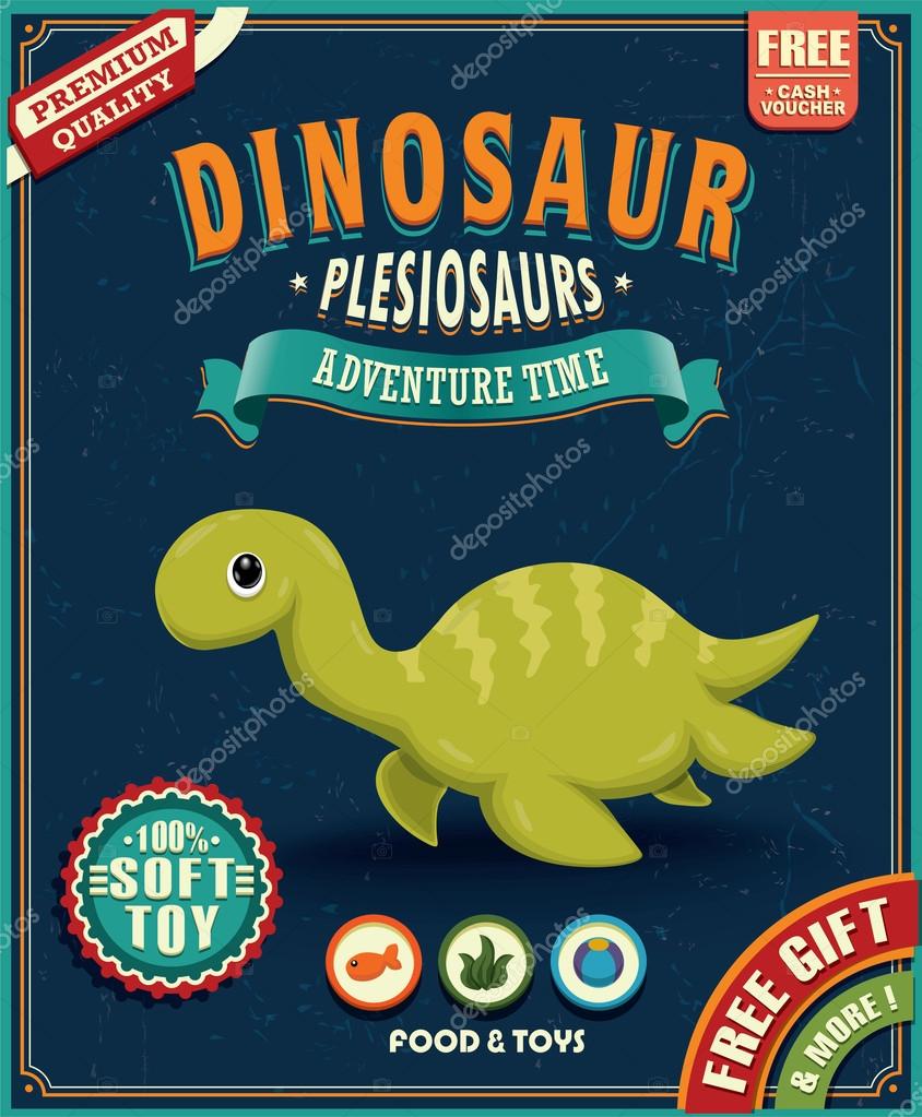vintage dinosaur toys