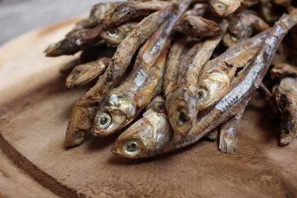 Pequenos peixes secos — Fotografia de Stock