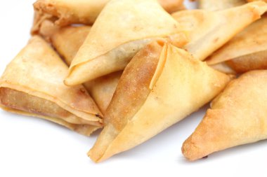 Samosa Hint yemekleri yakın çekim
