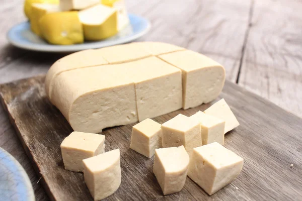 Närbild på tofu — Stockfoto