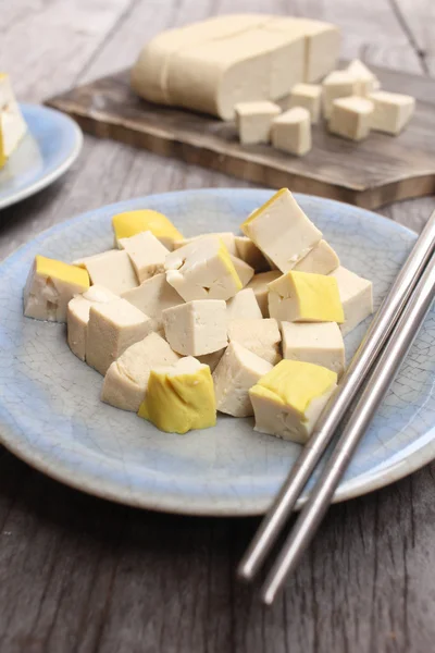 Zblízka tofu — Stock fotografie
