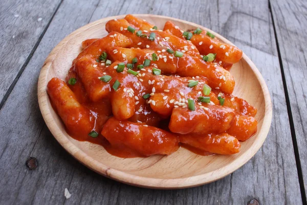 Pastel de arroz comida coreana — Foto de Stock