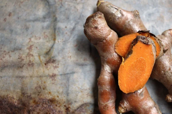 Close up of roots turmeric — Stock Photo, Image