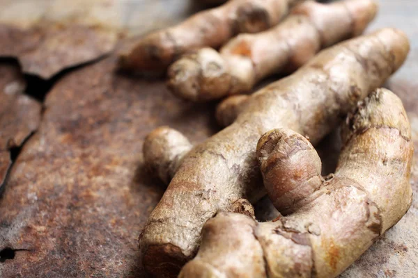 Close up of roots turmeric — Stock Photo, Image