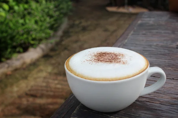 Close up of coffee with milk — Stock Photo, Image