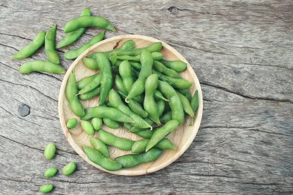 Primer plano de la soja verde — Foto de Stock