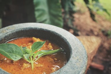 Tay curry yakın çekim