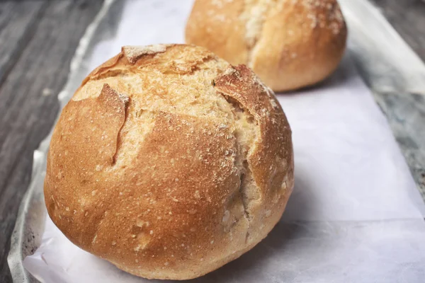 Närbild på crusty bröd — Stockfoto