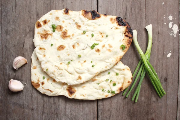 Pan de Naan indio — Foto de Stock